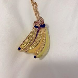 Kate Spade banana necklace